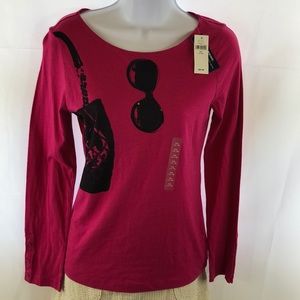 GapKids XXL (14-16) pink long sleeve shirt. NWT